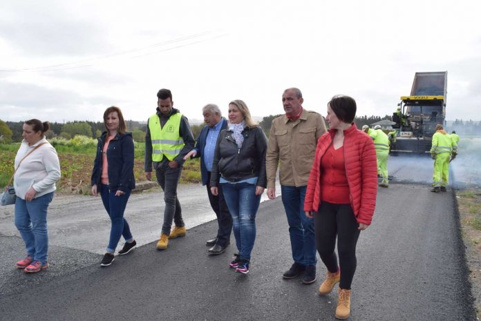 Supervisión dos traballos no cinto de estradas de Pol | Deputación de Lugo