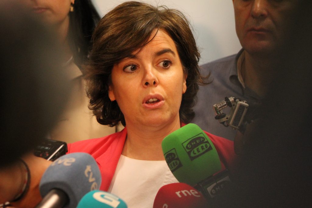 Soraya Sáenz de Santamaría, candidata á presidencia do Partido Popular, en Lugo | Óscar Bernárdez