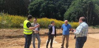 Emisarios da Deputación visitan unha das estradas do Corgo suxeitas a rehabilitación | Deputación de Lugo