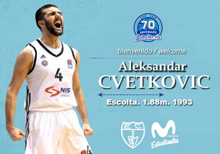 O base-escolta Aleksandar Cvetkovic completa o trío de bases do Club Baloncesto Breogán