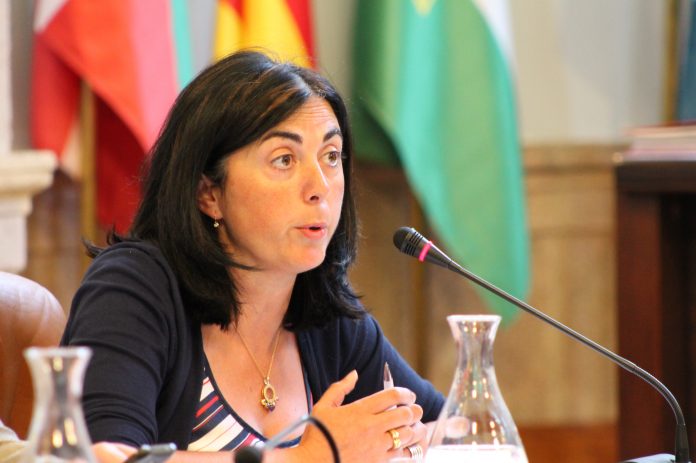 A voceira e presidenta do Partido Popular na provincia de Lugo, Elena Candia | Óscar Bernárdez