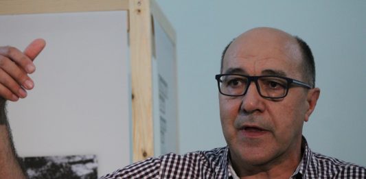 Enrique González, arqueólogo municipal de Lugo, comisiona a exposición do Vello Cárcere 'Desenterrar o Pasado' | Óscar Bernárdez