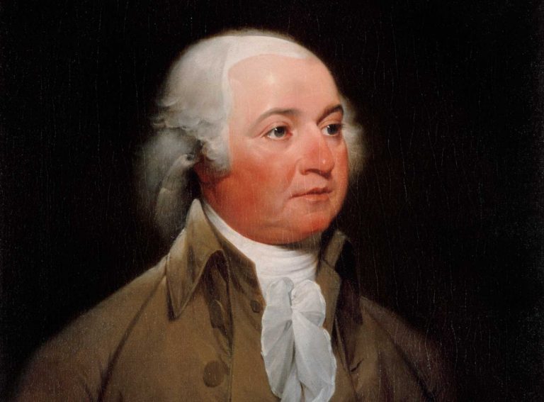 John Adams, líder da misión diplomática de Estados Unidos que atravesou Os Ancares, por John Trumbull | Arquivo da Casa Blanca