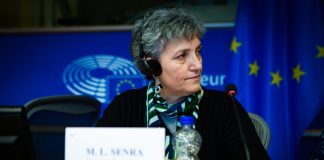 Lidia Senra, eurodeputada polo grupo da Esquerda Unitaria Europea