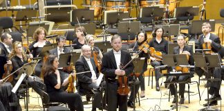 Real Filharmonía de Galicia. En primeiro plano, James Dahlgren | Concello de Santiago de Compostela