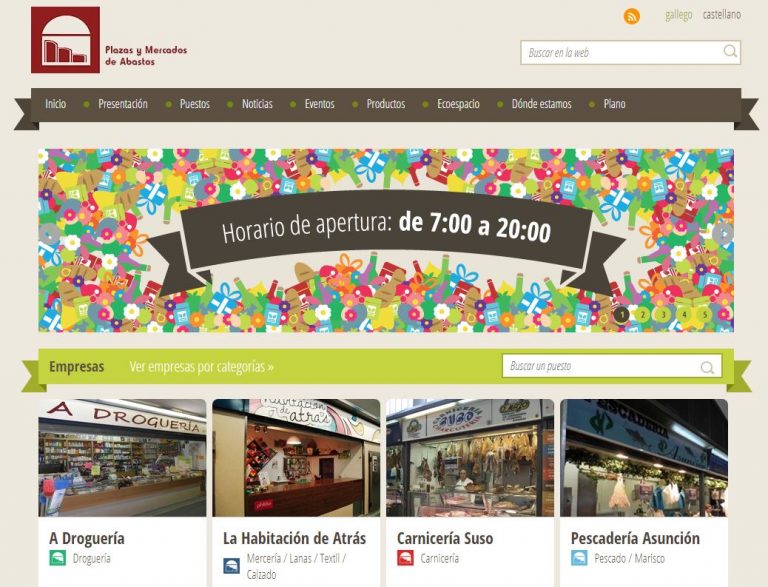 Apertura da web da Praza de Abastos de Lugo | Lugo Monumental