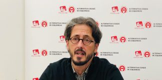 Carlos Portomeñe durante a rolda de prensa | ACE-EU