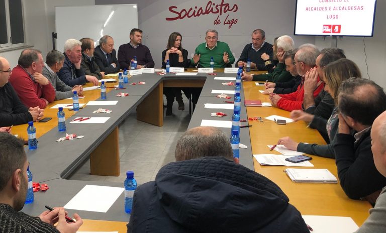 Reunión dos alcaldes socialistas da provincia de Lugo co presidente da Fegamp, Alfredo García | PSdeG