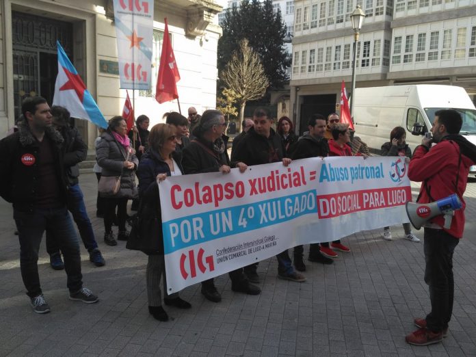 Protesta pola constitución dun cuarto Xulgado do Social en Lugo | CIG