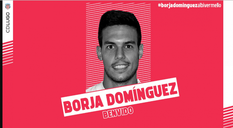 O CD Lugo move ficha: Borja Domínguez vestirá a camisola albivermella ata o 2022