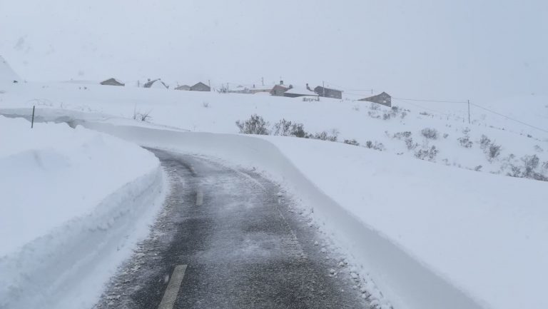 Aviso amarelo na montaña de Lugo por neve, con acumulacións de ata cinco centímetros