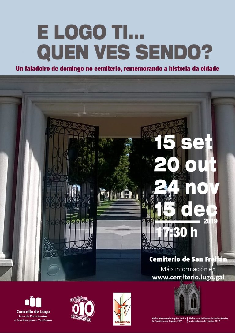 O cemiterio de Lugo acollerá o vindeiro domingo a última visita teatralizada