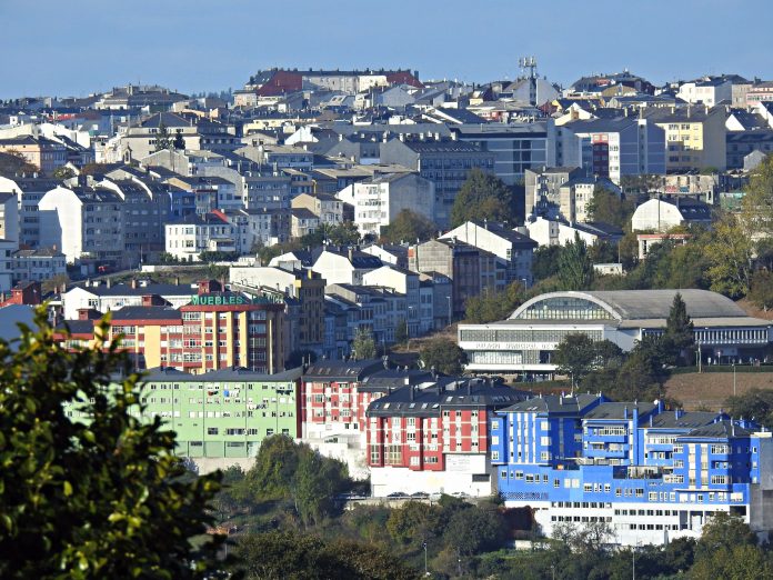 Vistas do barrio do Carme dende o barrio da Ponte (Guido Álvarez Parga)