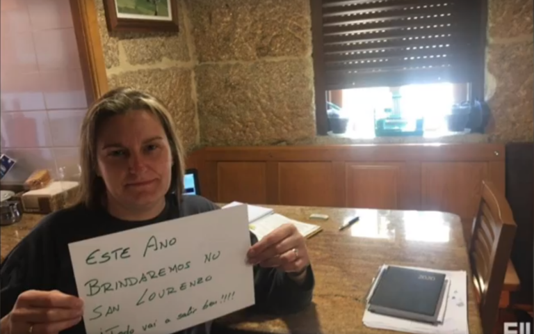 VÍDEO | Veciños de Vilar, en Baleira, comparten mensaxes de ánimo fronte ao coronavirus