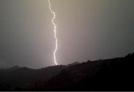 Alerta laranxa no centro, na montaña e no sur de Lugo por fortes treboadas e choivas