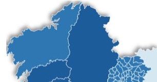 Mapa hipotético de Galicia integrando O Bierzo