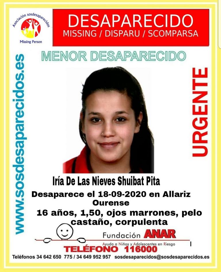 Localizada na casa da súa avoa materna en Lugo a menor desaparecida en Allariz desde o día 18