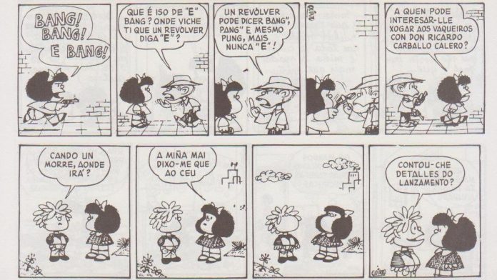 Cando Lugo pariu a primeira edición en galego de Mafalda