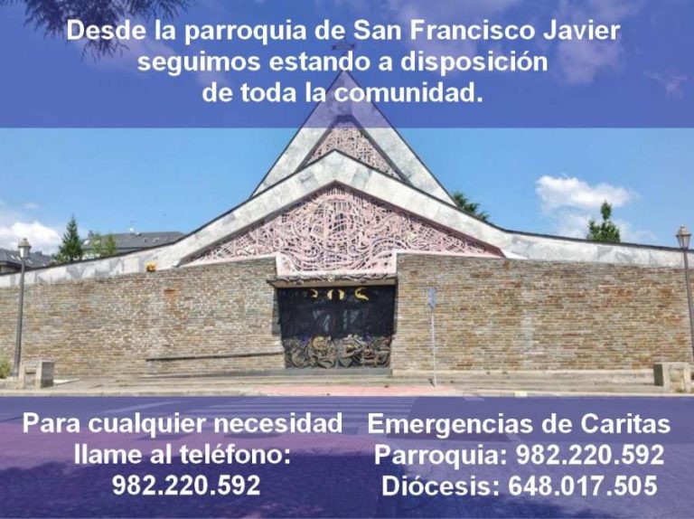 A igrexa de San Francisco Javier, en Lugo, pechada ao culto por un positivo ligado coa parroquia
