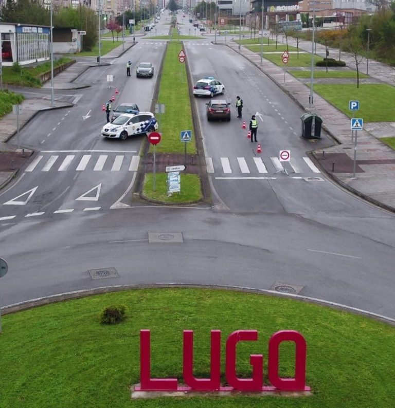 Multan a dúas persoas que pretendían entrar en Lugo dende A Coruña