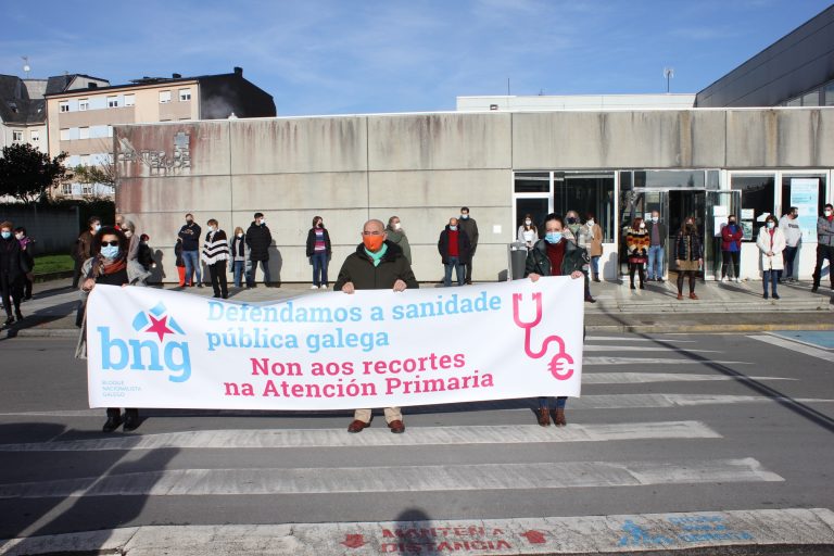 Vilalba acolle unha protesta do BNG contra os recortes en Atención Primaria