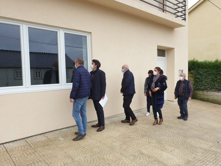 A antiga cámara agraria de Guntín, preparada para acoller o novo cuartel da Garda Civil