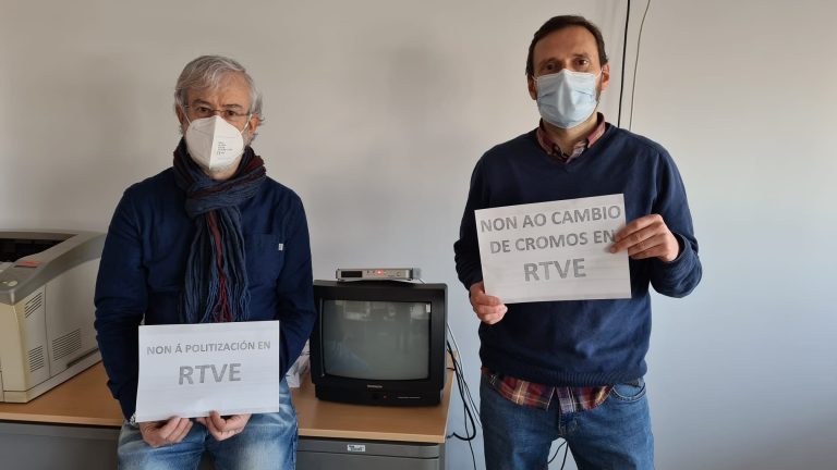 Traballadores de RTVE en Lugo protestan contra a renovación “politizada” do Consello Administrativo
