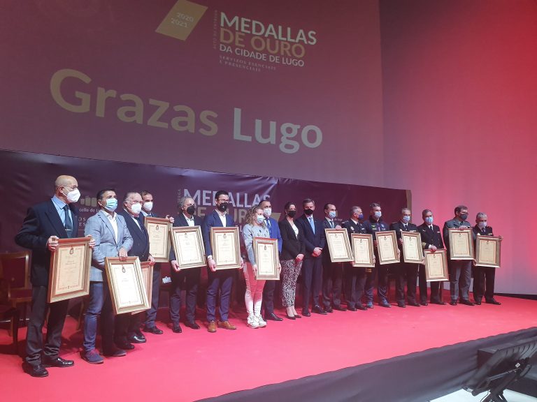 Lugo entrega a ‘Medalla de Ouro’ aos sectores esenciais polo seu labor no primeiro estado de alarma
