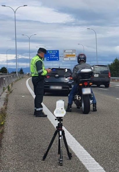 Denunciados en nove días máis dun centenar de condutores en Lugo en controis de velocidade