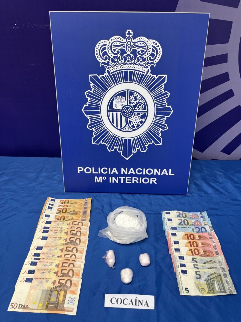 A Policía Nacional detén en Lugo unha parella por tráfico de cocaína
