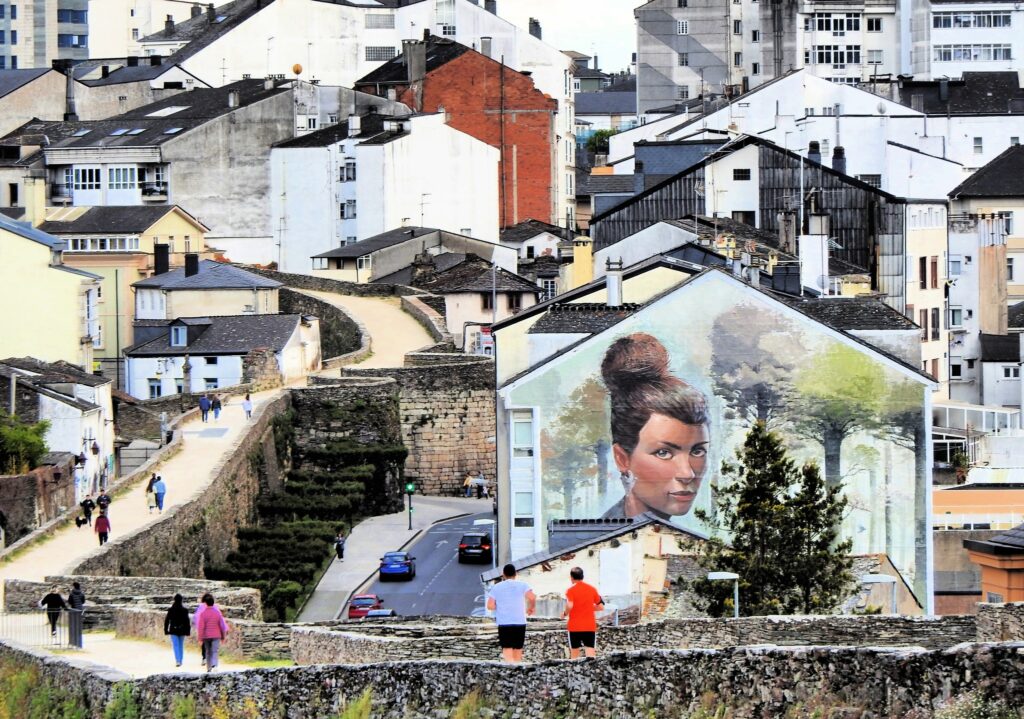 "Copora" o mural da galaica obra de Yoe33 en Lugo (Foto: Guido Álvarez Parga)