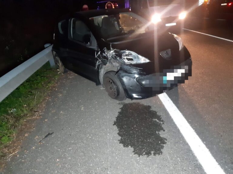 Un condutor dá positivo en alcol tras sufrir un accidente de tráfico en Lugo