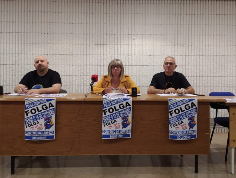 Convocada folga indefinida desde o 16 de outubro no sector da limpeza na provincia de Lugo