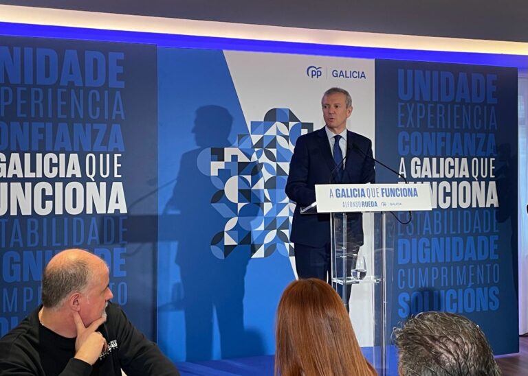 Rueda pide “maioría ampla” para non ter en Galicia outro “independentismo socio de Cataluña”