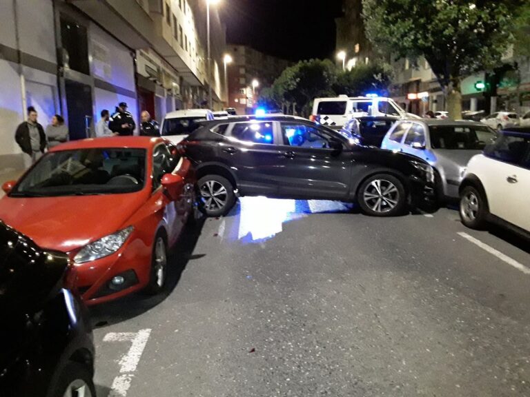 Catro accientes provocados por condutores ebrios ou drogados durante os últimos días en Lugo