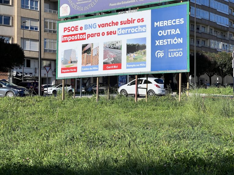 Valos publicitarios do PP contra o goberno de Lugo: “PSOE e BNG vanche  subir os impostos para o seu malgasto”