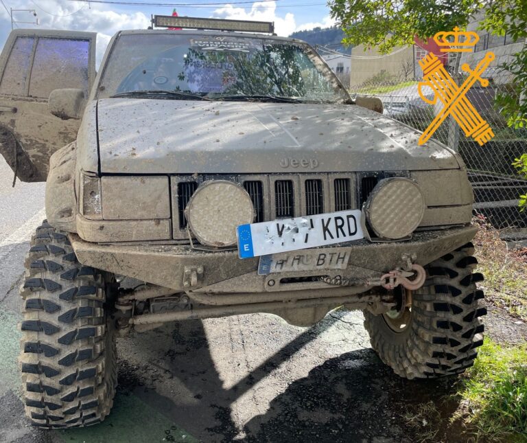 Un veciño de Zamora participa na ruta de 4×4 de Becerreá con matrículas falsas