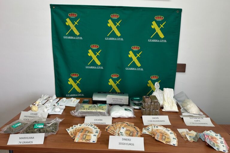 Catro detidos na desarticulación dunha rede de venda de drogas na provincia de Lugo
