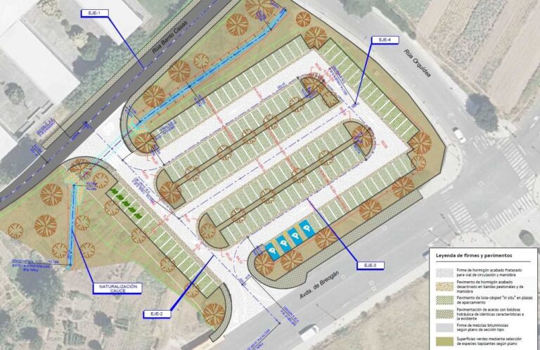 O Concello de Lugo recepciona o aparcadoiro da Avenida de Breogán enmendarse as deficiencias