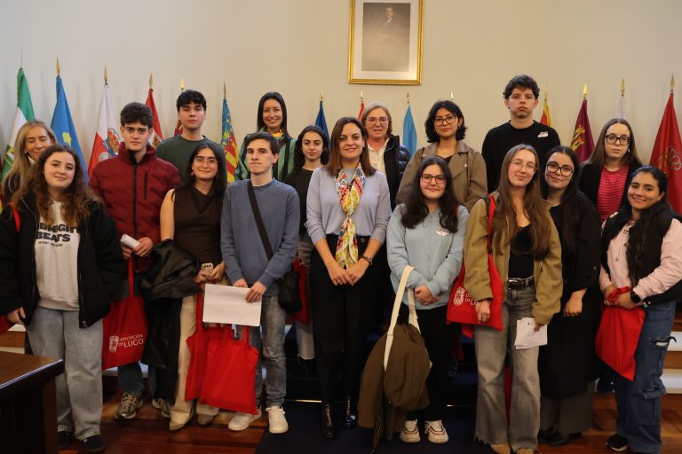 Alumnado de Relacións Laborais asistiron persoalmente a un pleno da Deputación