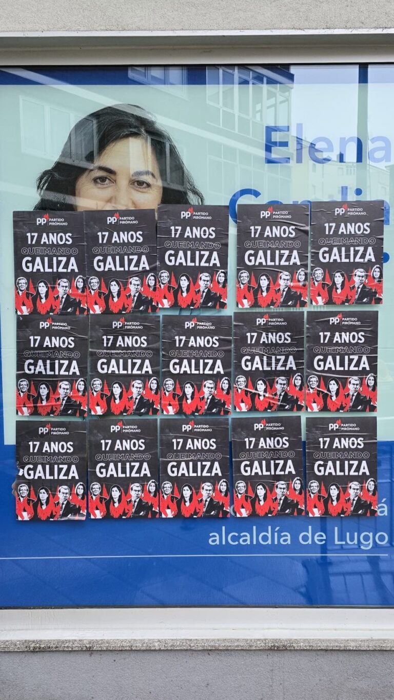 O PP denuncia a vandalización dalgunhas sedes, unha delas a de Lugo