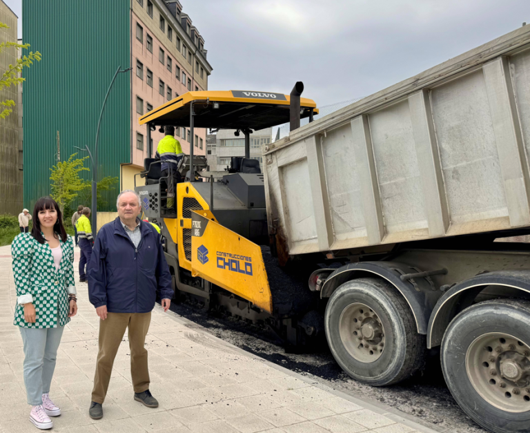 Remata a repavimentación da rúa Benxamín Paz en Vilalba