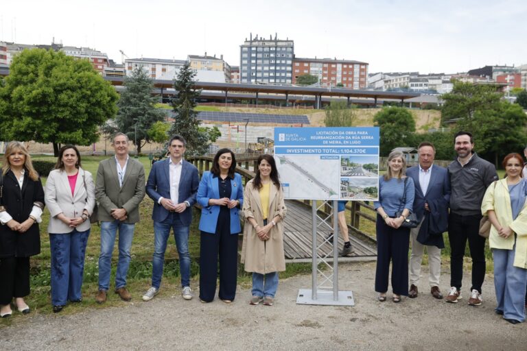 A Xunta licitará as obras para a rúa Serra de Meira en Lugo cun millón de euros