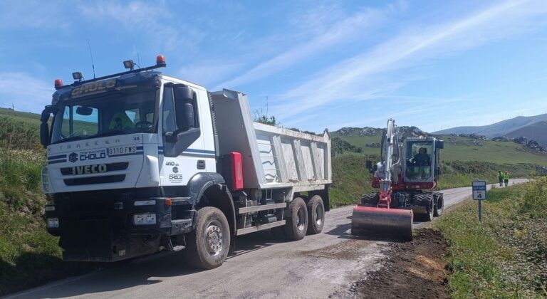 A Deputación realiza obras de mellora en etradas ao seu paso por Muras