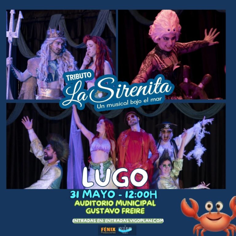 O musical infantil ‘La Sirenita’ chega a Lugo