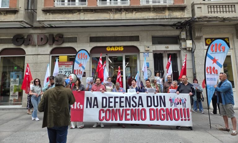 A CIG mobilízase en Lugo para esixir a Gadis e Froiz a negociación inmediata do convenio de alimentación