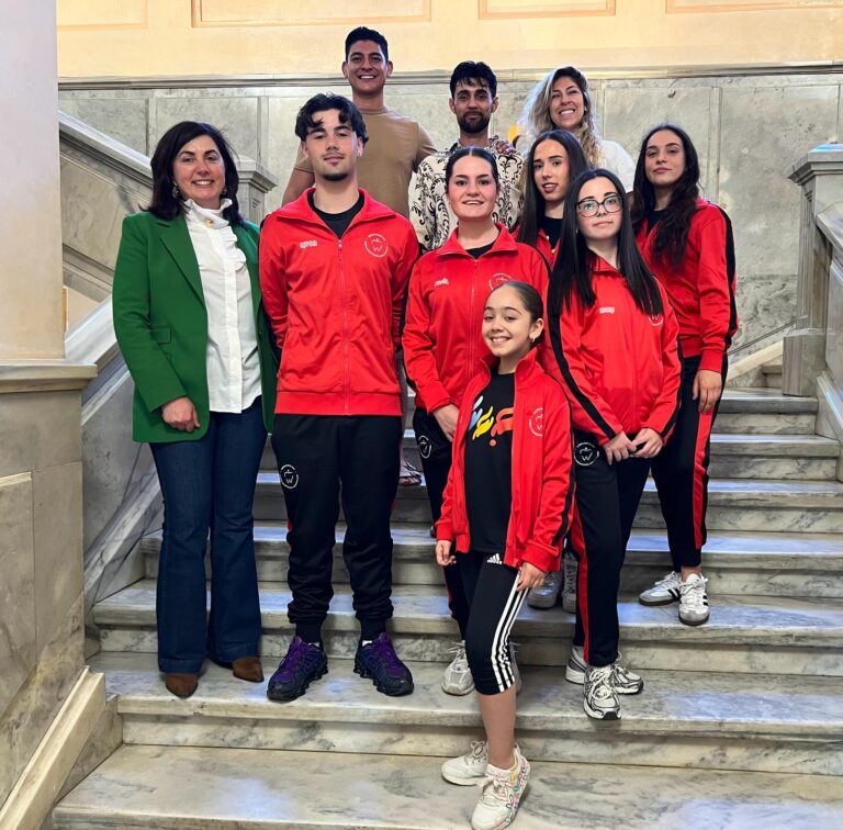 Elena Candia deséxalle sorte aos deportistas que reprensetarán a Lugo no Mundial de Baile Deportivo