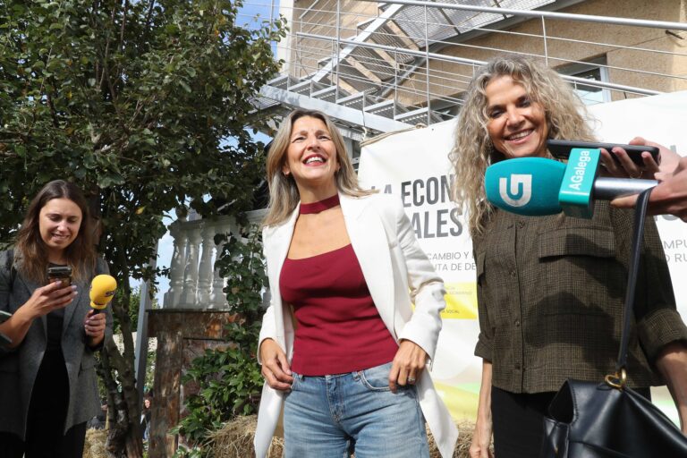 Yolanda Díaz pide a mobilización cidadá “porque os dereitos non caen do ceo”