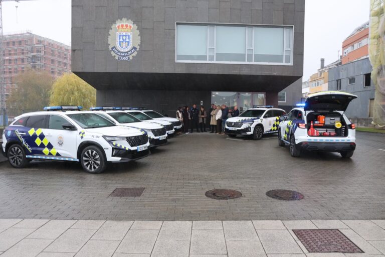 Novos vehículos para a Policía Local de Lugo para mellorar a seguridade na cidade